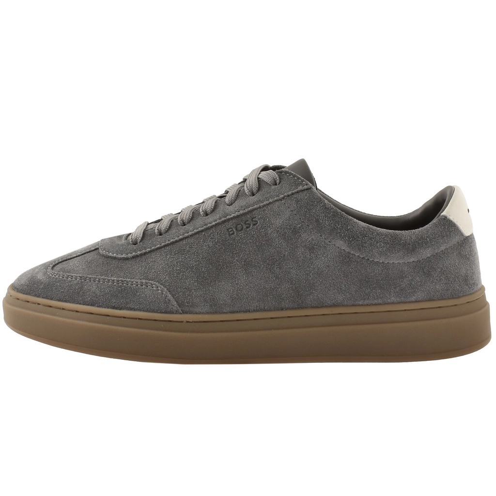 Hugo Boss BOSS Kieran Tennis Trainers Medium Grey